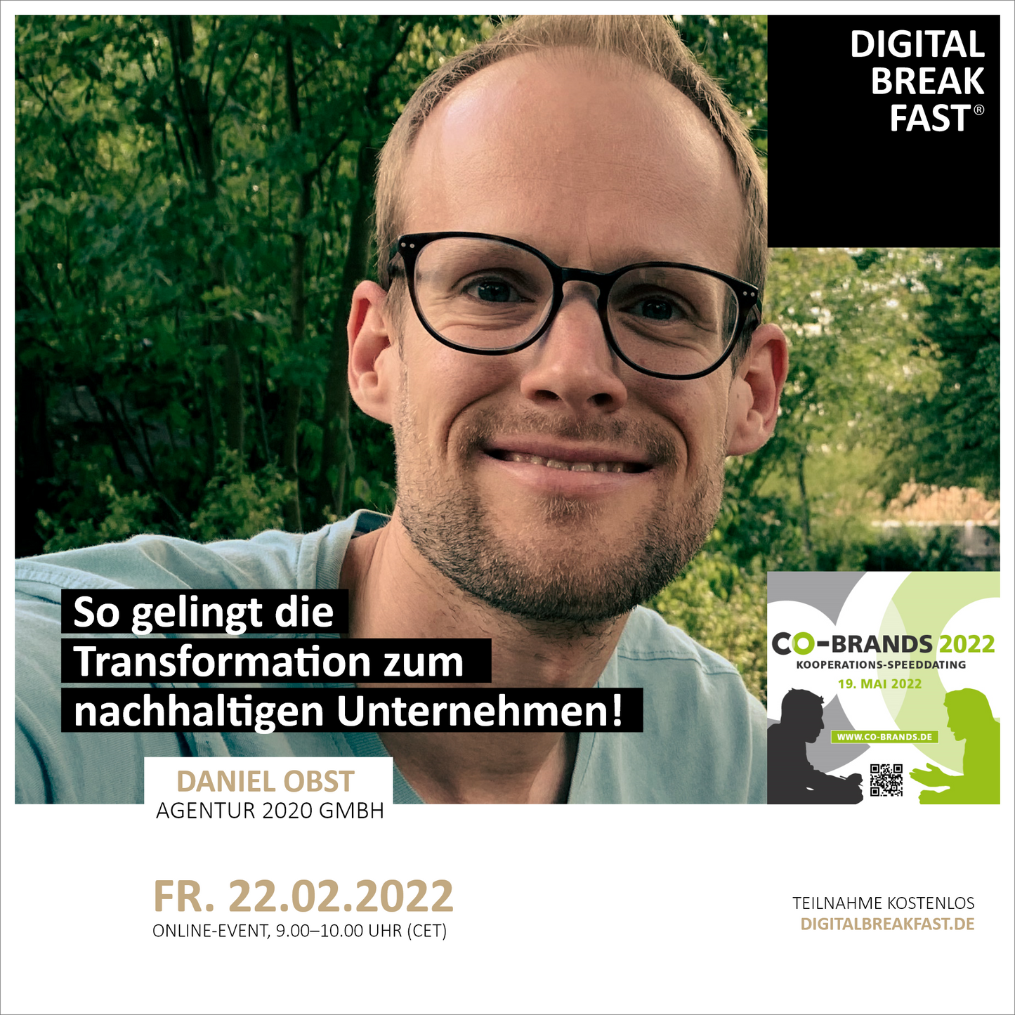22.02.2022 | "So gelingt die Transformation zum nachhaltigen Unternehmen!" | Daniel Obst | Agentur 2020 GmbH